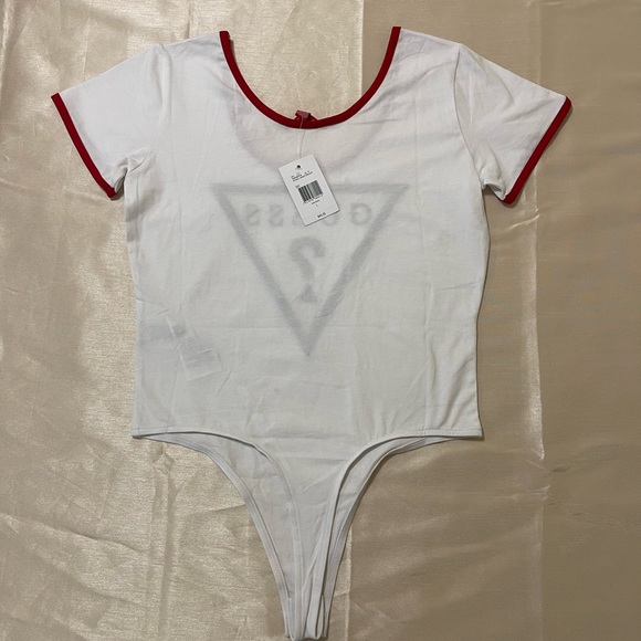 Guess Bhell Ringer Bodysuit Pure White (L) - Picture 2 of 2